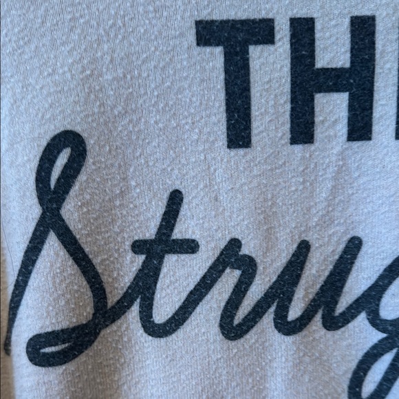 LIGHT pink Sweatshirt with Black Text - Picture 4 of 4